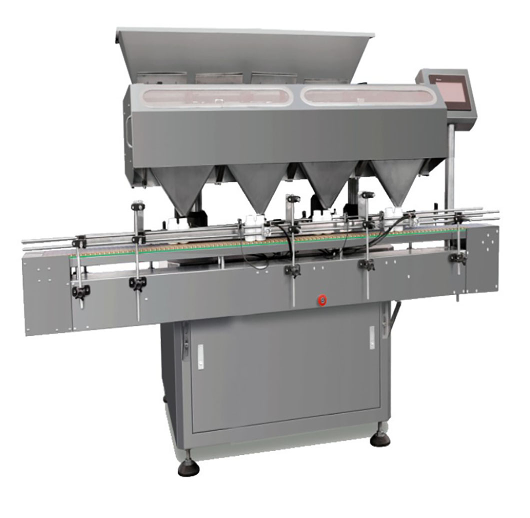 Multi-channel motor counting machine